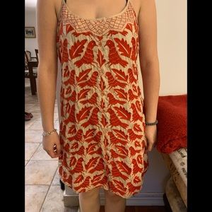 Juicy Couture woman’s little short summer dress with stitched birds